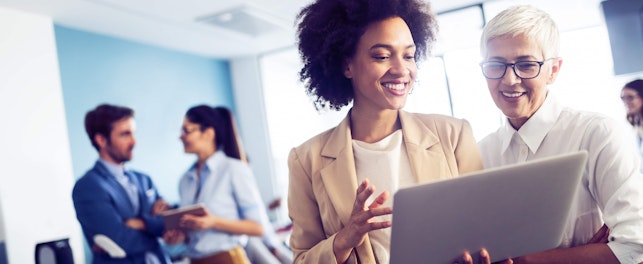 Business Colleagues Having a Meeting in the Office